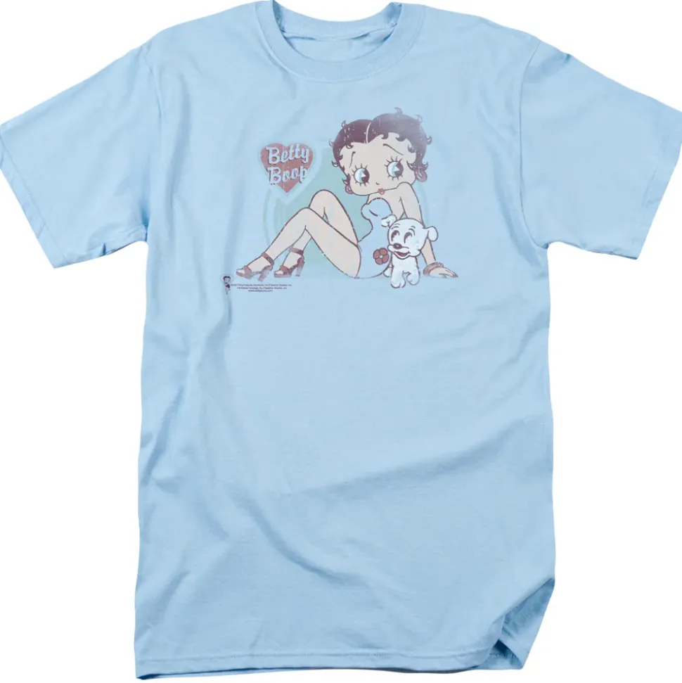 Betty Boop - Vintage Pin Up with Pup