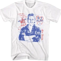 Bill & Ted's Excellent Adventure - Bill Notebook Drawings