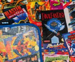 8-Bit Armageddon Retro Video Games Fleece Throw Blanket | 45 x 60 Inches