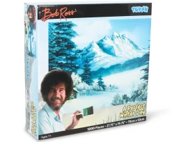 Bob Ross A Perfect Winter Day Nature Puzzle | 1000 Piece Jigsaw Puzzle