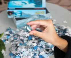 Bob Ross A Perfect Winter Day Nature Puzzle | 1000 Piece Jigsaw Puzzle