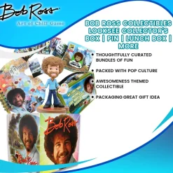 Bob Ross Collectibles | Looksee Collector's Box | Pin | Lunch Box | More