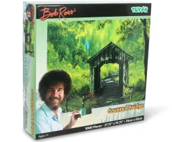 Bob Ross Covered Bridge Nature Puzzle | 1000 Piece Jigsaw Puzzle