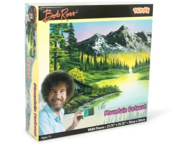 Bob Ross Mountain Retreat Nature Puzzle | 1000 Piece Jigsaw Puzzle