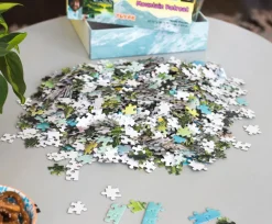 Bob Ross Mountain Retreat Nature Puzzle | 1000 Piece Jigsaw Puzzle