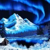 Bob Ross Northern Lights Aurora Borealis Puzzle | 1000 Piece Jigsaw Puzzle