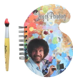 Bob Ross "The Joy of Painting" Paint Palette Journal & Brush Pen