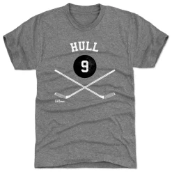 Bobby Hull Chicago 9 Sticks WHT