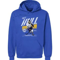 Brett Hull St. Louis Grunge WHT