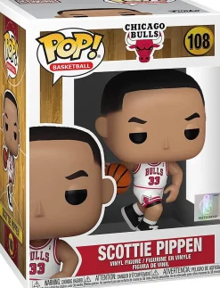 Chicago Bulls NBA Funko POP Vinyl Figure | Scottie Pippen (Home)