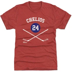 Chris Chelios Montreal 24 Sticks WHT