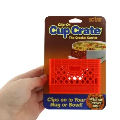 Clip-On CupCrate Cracker Carrier
