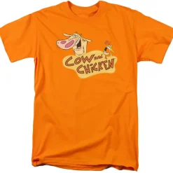 Cow and Chicken - Logo with Characters