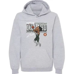 Damian Lillard Milwaukee Cartoon WHT