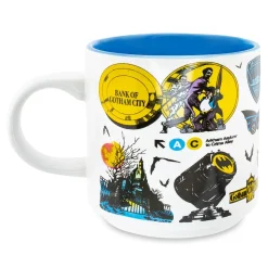 DC Comics Batman Allover Print Single Stackable Ceramic Mug | Holds 13 Ounces