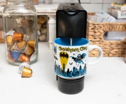 DC Comics Batman Allover Print Single Stackable Ceramic Mug | Holds 13 Ounces