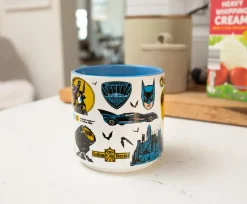 DC Comics Batman Allover Print Single Stackable Ceramic Mug | Holds 13 Ounces