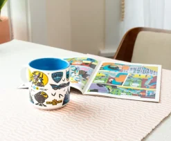 DC Comics Batman Allover Print Single Stackable Ceramic Mug | Holds 13 Ounces