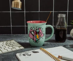 Disney Nightmare Before Christmas Jack and Sally 20-Ounce Wide Rim Ceramic Mug