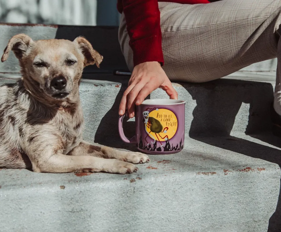 Disney The Nightmare Before Christmas Santa Jack Ceramic Camper Mug | 20 Ounces