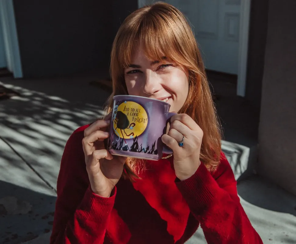 Disney The Nightmare Before Christmas Santa Jack Ceramic Camper Mug | 20 Ounces