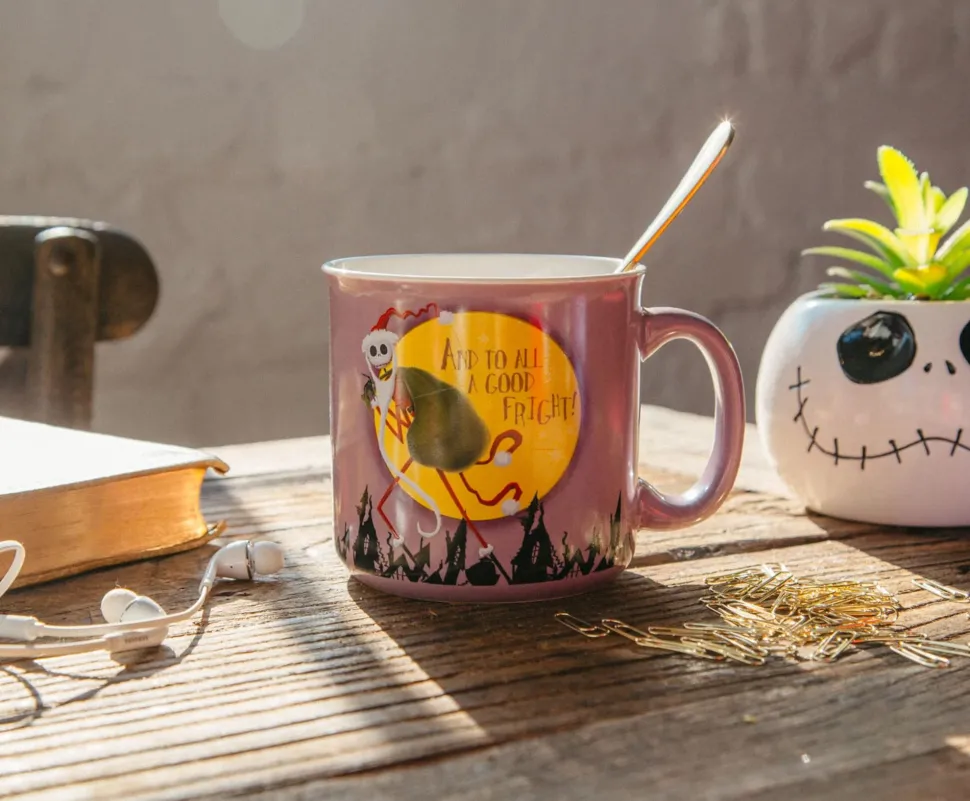 Disney The Nightmare Before Christmas Santa Jack Ceramic Camper Mug | 20 Ounces