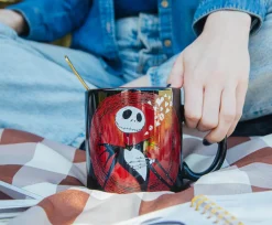 Disney The Nightmare Before Christmas Jack Hearts Ceramic Mug | 20 Ounces