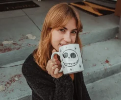 Disney The Nightmare Before Christmas Jack Skellington Face Ceramic Mug