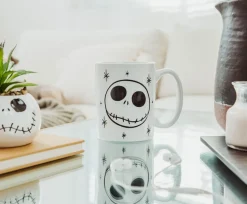 Disney The Nightmare Before Christmas Jack Skellington Face Ceramic Mug