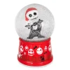 Disney The Nightmare Before Christmas Santa Jack 6-Inch Light-Up Snow Globe
