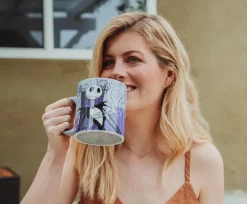 Disney The Nightmare Before Christmas Jack Skellington Purple Ceramic Mug
