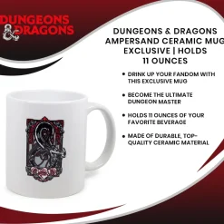 Dungeons & Dragons Ampersand Ceramic Mug Exclusive | Holds 11 Ounces