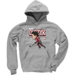 Eddie Olczyk Chicago Cartoon WHT