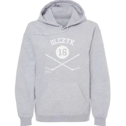 Eddie Olczyk Toronto 16 Sticks WHT