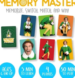Elf Memory Master Card Game