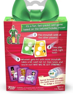 Elf Snowball Showdown Family Card Game | For 3-6 Players