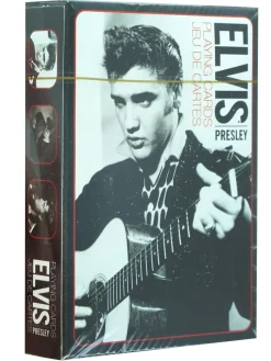 Elvis Presley Black & White Playing Cards | 52 Card Deck + 2 Jokers