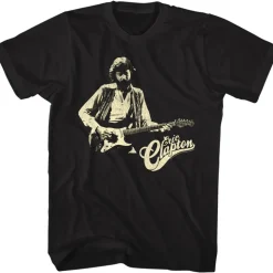 Eric Clapton - B&W Clapton with Guitar