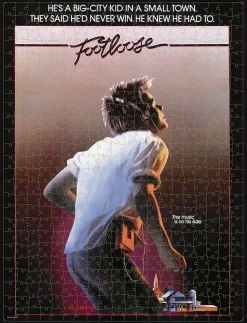 Footloose 500 Piece Jigsaw Puzzle in Plastic VHS Video Case