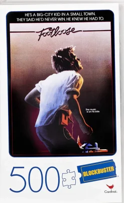 Footloose 500 Piece Jigsaw Puzzle in Plastic VHS Video Case