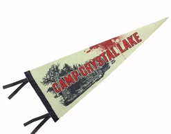 Friday the 13th Camp Crystal Lake 20-Inch Felt Pennant
