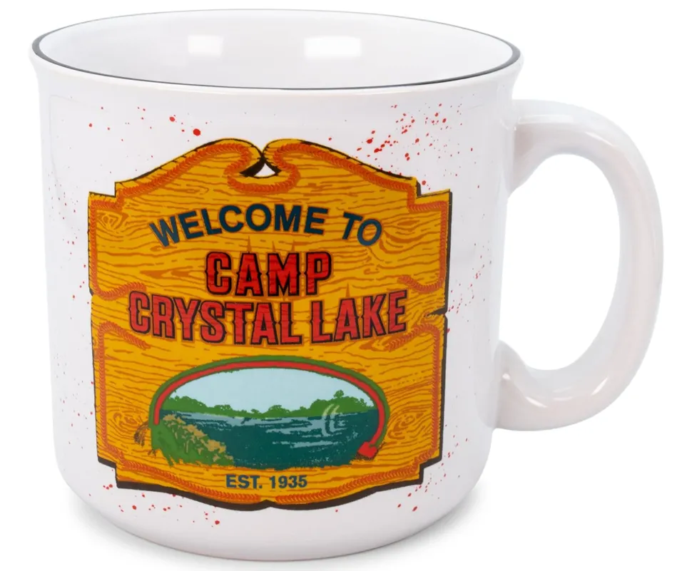 Friday the 13th Welcome To Camp Crystal Lake Ceramic Camper Mug | 20 Ounces