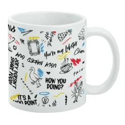 Friends - Quotes and Drawings Pattern Mug
