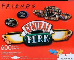Friends Central Perk & Collage 600 Piece 2 Sided Die Cut Jigsaw Puzzle