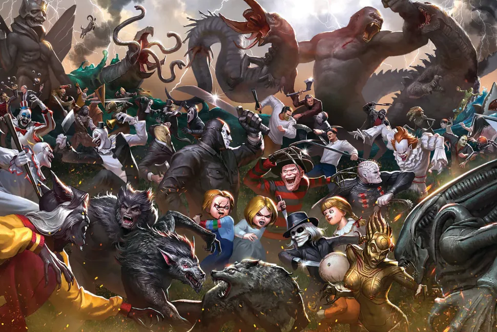 Fright Fight Horror Movie Villain Inspired 1000 Piece Jigsaw Puzzle