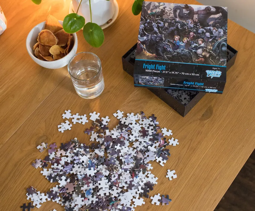 Fright Fight Horror Movie Villain Inspired 1000 Piece Jigsaw Puzzle