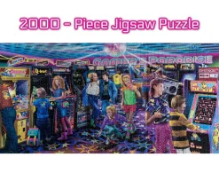 Gamers Paradise '80s Retro Arcade 2000 Piece Jigsaw Puzzle