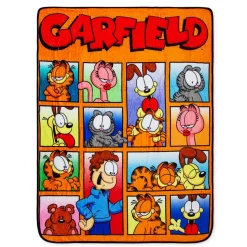 Garfield and Friends Fleece Throw Blanket | 45 x 60 Inches