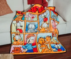 Garfield and Friends Fleece Throw Blanket | 45 x 60 Inches