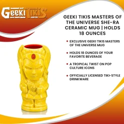 Geeki Tikis Masters of the Universe She-Ra Ceramic Mug | Holds 18 Ounces